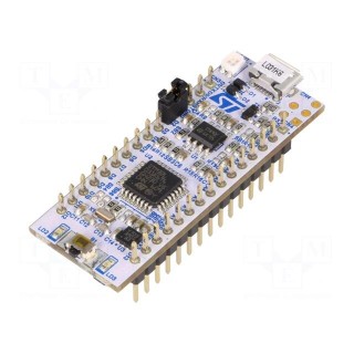 Dev.kit: STM32 | STM32L031K6T6 | USB B micro,pin strips