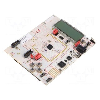 Dev.kit: TI CC430 | USB B micro,pin strips | CC430RF4 | Display: LCD