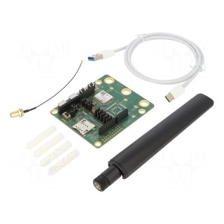 Dev.kit: evaluation | SIM,UART,USB | NB-IoT | Antenna: angled