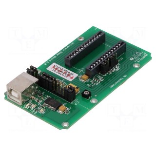 Dev.kit: RFID | RS232 TTL,USB | USB B,pin strips | 90x50mm | 5V