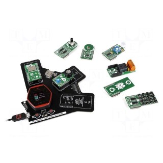 Prototype board | USB B micro,mikroBUS socket | prototype board