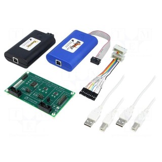 Dev.kit: evaluation | IDC10,USB B | GPIO,I2C,USB 2.0