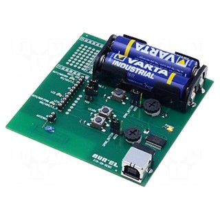 Dev.kit: evaluation | Works with: RFT-868-3V | 2xAA battery slot