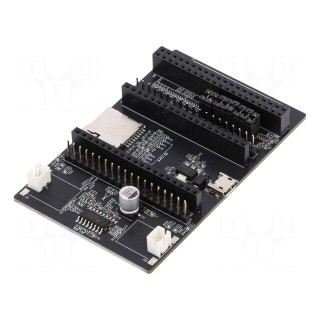 Dev.kit: HMI | pin strips,speakers,pin header,microSD,USB micro