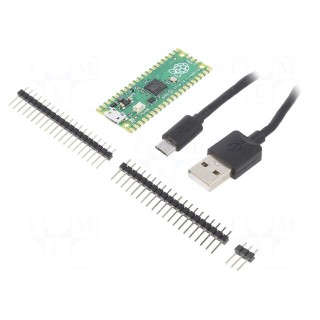 Dev.kit: Raspberry | USB B micro | 264kBSRAM,2048kBFLASH