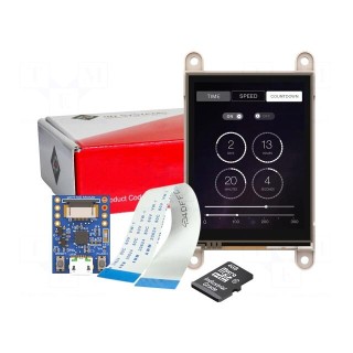 Dev.kit: with display | 4D-UPA,10pin FFC cable,4GB SD card | IoD