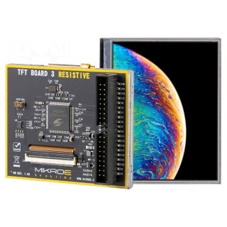 Dev.kit: with display | LCD TFT | 3" | 320x240 | No.of colours: 16.7M
