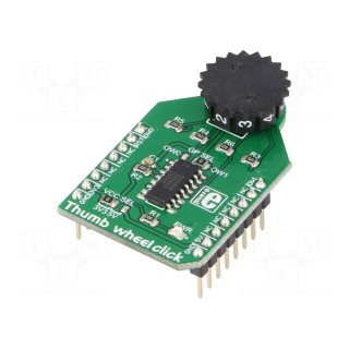 Click board | 10-position rotary switch | 1-wire | DS2408