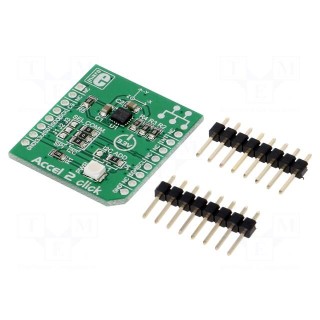 Click board | accelerometer | I2C,SPI | LIS3DSH | prototype board