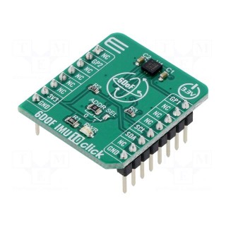 Click board | prototype board | Comp: KMX62-1031 | 3.3VDC