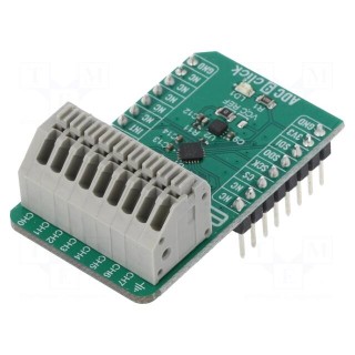 Click board | A/D converter | GPIO,SPI | MCP3564 | prototype board