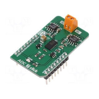 Click board | prototype board | Comp: LTC2500-32 | A/D converter