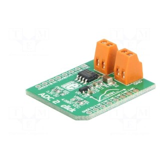 Click board | A/D converter | SPI | MCP3551/3 | 3.3/5VDC