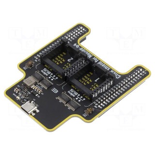 Multiadapter | prototype board | mikroBUS socket x2,USB C