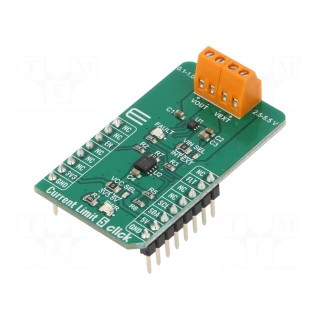 Click board | prototype board | Comp: MIC2099 | ammeter | 3.3VDC,5VDC