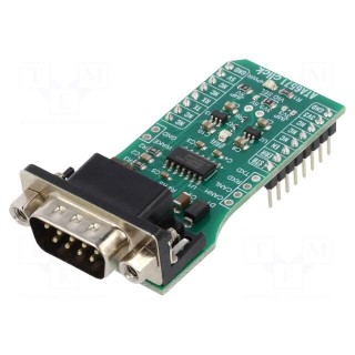Click board | CAN,transceiver | UART | ATA6571,MCP1804 | 3.3VDC,5VDC