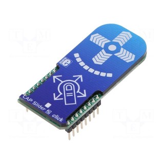 Click board | prototype board | Comp: IQS333 | capacitive keypad