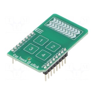 Click board | capacitive keypad | I2C | CY8CMBR3106S-LQXI | 3.3/5VDC