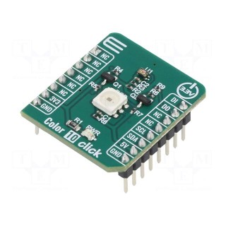 Click board | colour sensor | GPIO,I2C | VEML3328 | prototype board