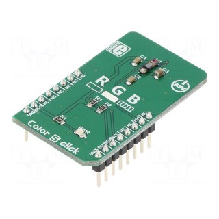 Click board | colour sensor | I2C | P12347-01CT | prototype board