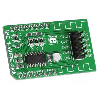 Click board | converter | 1-wire,I2C | DS2482-800 | 3.3/5VDC