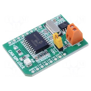 Click board | converter | CAN,SPI | MCP2551 | manual,prototype board