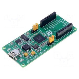 Click board | prototype board | Comp: FT2232H,MCP3204 | converter