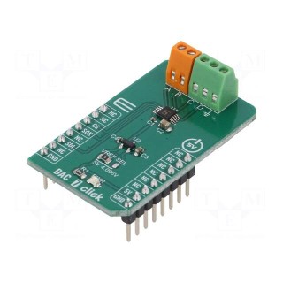Click board | prototype board | Comp: AD5624R | D/A converter | 5VDC