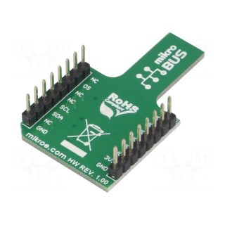 Click board | digital thermomemeter | I2C | MAX30205 | 3.3VDC