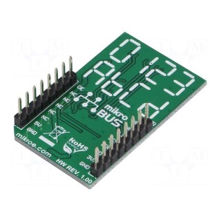 Click board | LCD display | SPI | MAX6969 | manual,prototype board