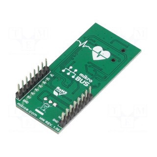 Click board | prototype board | Comp: MAX6106,MCP609 | ECG | 5VDC
