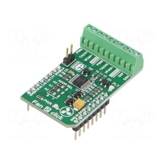Click board | prototype board | Comp: MAX31760 | fan controller