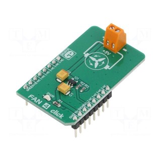 Click board | fan controller | I2C | TC1695 | manual,prototype board