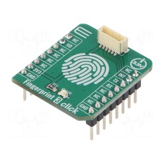 Click board | fingerprint reader | UART | prototype board | 3.3VDC