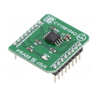 Click board | FRAM memory | GPIO,SPI | CY15B104Q | prototype board