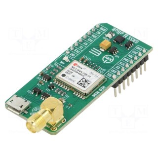Click board | GNSS | GPIO,I2C,SPI,UART,USB | NEO-M9N | 3.3VDC