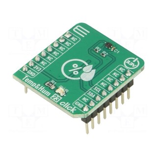Click board | humidity/temperature sensor | I2C | SHT45 | 3.3VDC