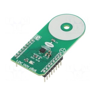 Click board | prototype board | Comp: LDC1101 | inductance meter