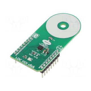 Click board | inductance meter | SPI | LDC1101 | 3.3VDC