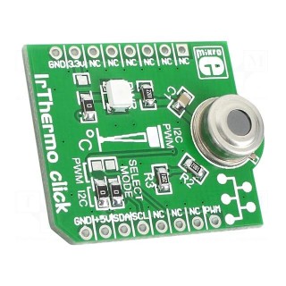 Click board | infrared thermometer | I2C | MLX90614ESF-AAA | 5VDC