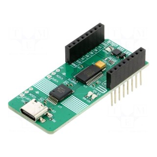 Click board | interface | UART,USB | ISOUSB111 | prototype board