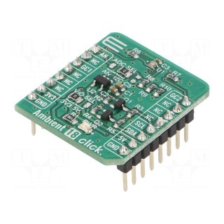Click board | prototype board | Comp: BH1680FVC | lighting sensor