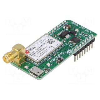 Click board | LTE Cat 1 | UART,USB | SARA-R410M | 3.3/5VDC
