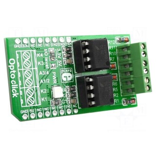 Click board | optocouplers | GPIO | VO2630 | manual,prototype board