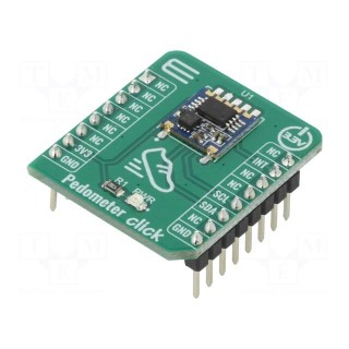 Click board | prototype board | Comp: STP201M | pedometer | 3.3VDC
