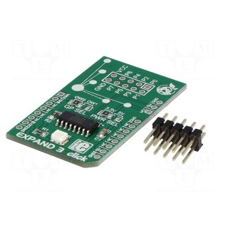 Click board | port expander | 1-wire | DS2408 | 3.3/5VDC