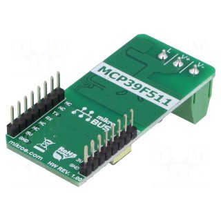 Click board | power meter | UART | MCP39F511A | 3.3/5VDC