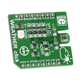 Click board | prototype board | Comp: BME280 | 3.3VDC