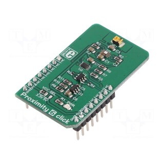 Click board | prototype board | Comp: ADUX102 | proximity sensor