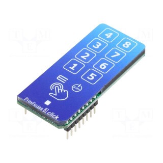 Click board | proximity sensor | I2C | IQS269A | prototype board